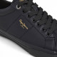 Zapatillas deportivas Pepe Jeans kenton rise negras con detalles marrones - Querol online