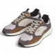 Zapatillas deportivas Pepe Jeans marlon sport taupe con paneles marrones - Querol online