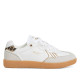 Zapatillas deporte Pepe Jeans ball fierce blancas con panel de animal print - Querol online