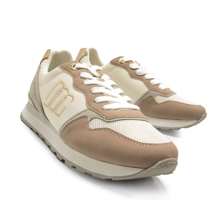 DEPORTIVAS DE MUJER MUSTANG JOGGO BEIGE 60441 60797 - Querol online