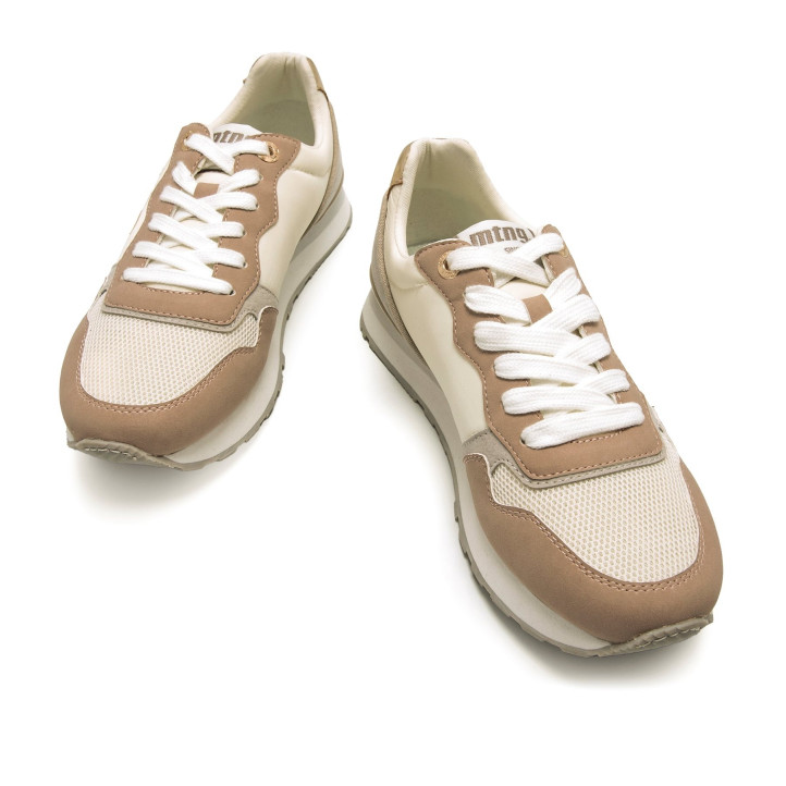 DEPORTIVAS DE MUJER MUSTANG JOGGO BEIGE 60441 60797 - Querol online