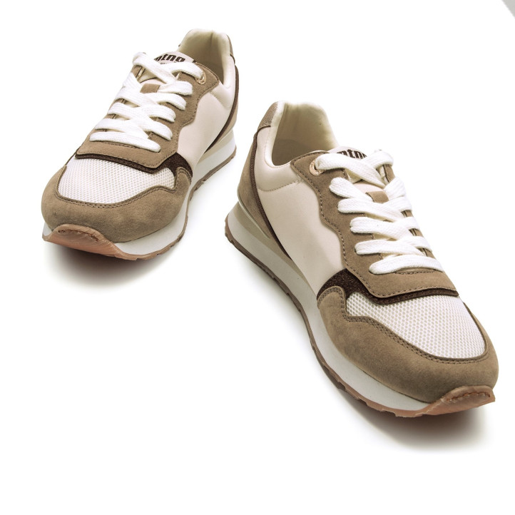 DEPORTIVAS DE MUJER MUSTANG JOGGO MARRON 60441 60799 - Querol online