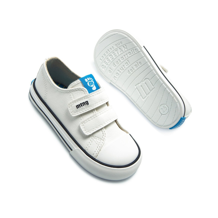 DEPORTIVAS DE NIñO MTNG KIDS RESPECT-EMI BLANCO 49049 60877 - Querol online