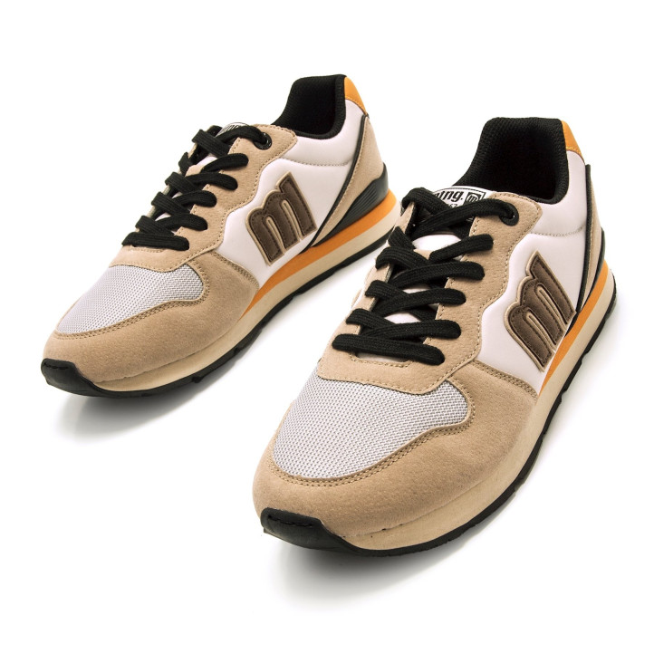 DEPORTIVAS DE HOMBRE MUSTANG JOGGO BEIGE 84467 60774 - Querol online