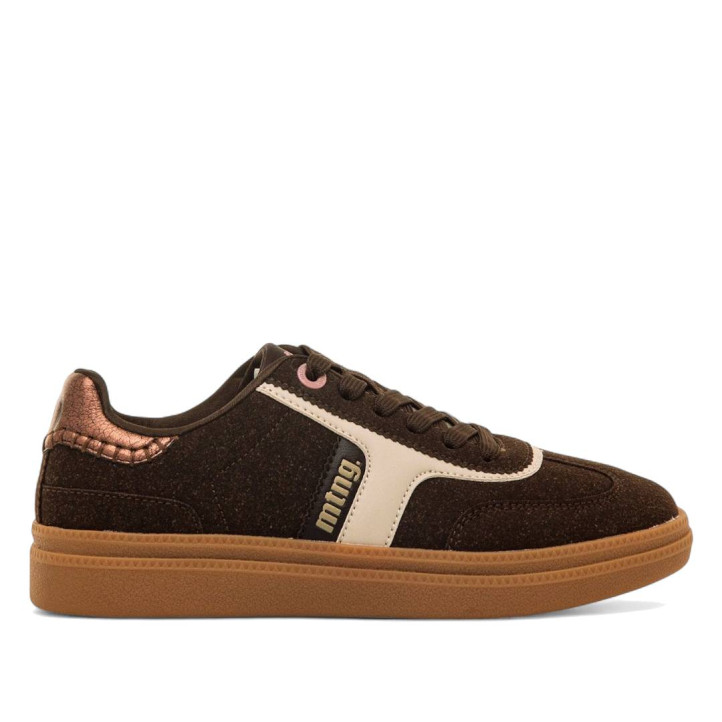 DEPORTIVAS DE MUJER MUSTANG CUMBIA MARRON 60859 60817 - Querol online