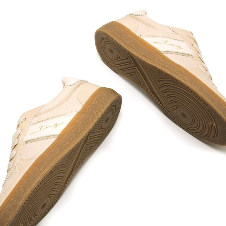 DEPORTIVAS DE MUJER MUSTANG ROY BEIGE 60860 60822 - Querol online