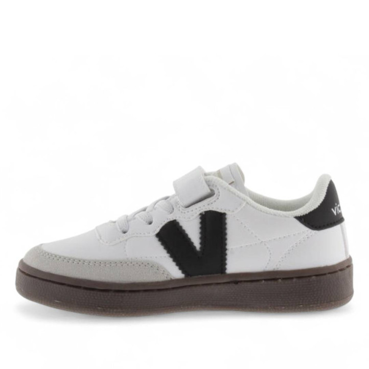 Zapatillas deporte Victoria oslo blancas con suela marrón - Querol online