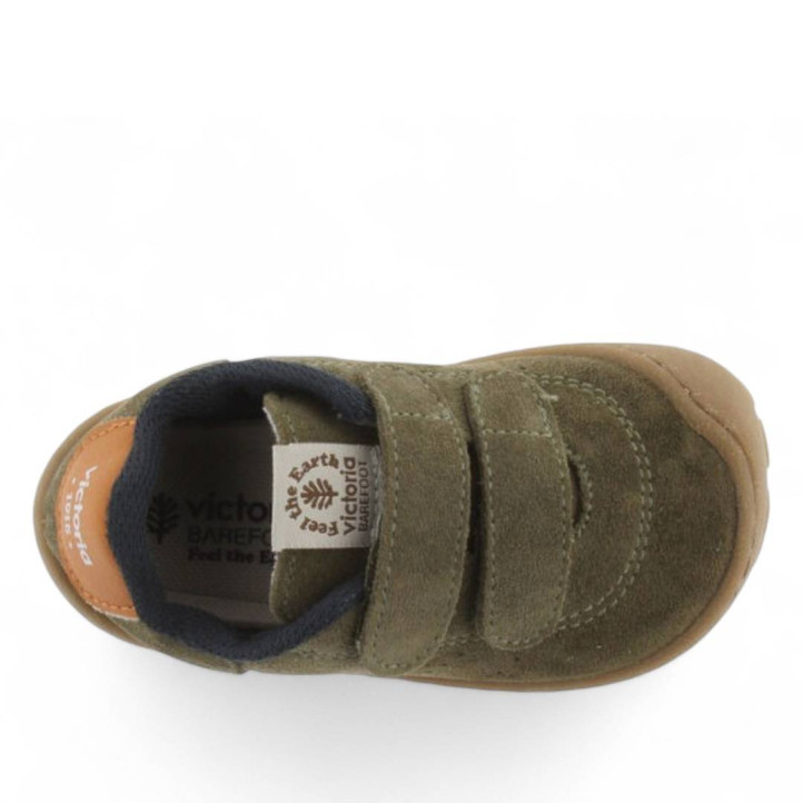 Zapatos Victoria bosco kaki de piel respetuosos - Querol online