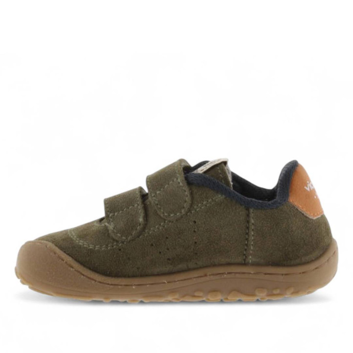 Zapatos Victoria bosco kaki de piel respetuosos - Querol online