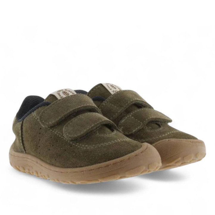 Zapatos Victoria bosco kaki de piel respetuosos - Querol online