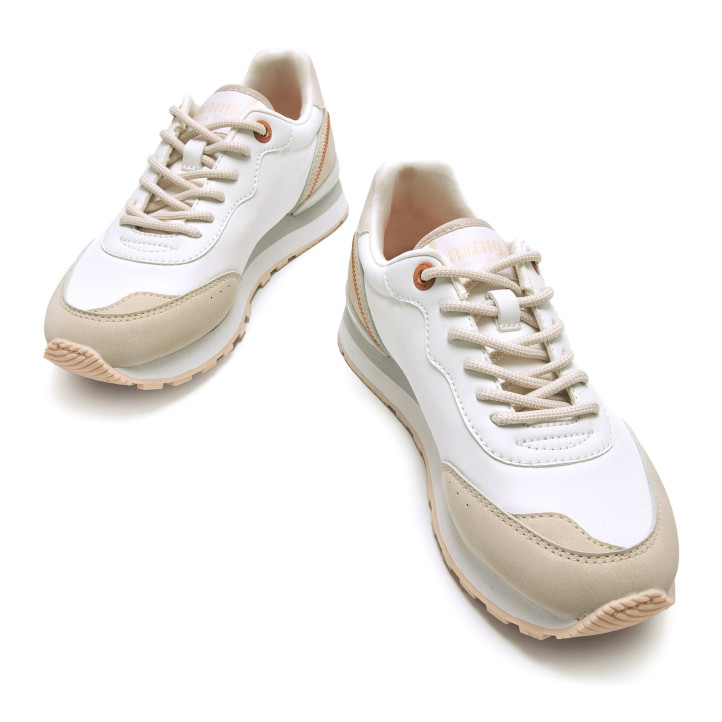 DEPORTIVAS DE MUJER MUSTANG JOGGO BLANCO 60439 61029 - Querol online