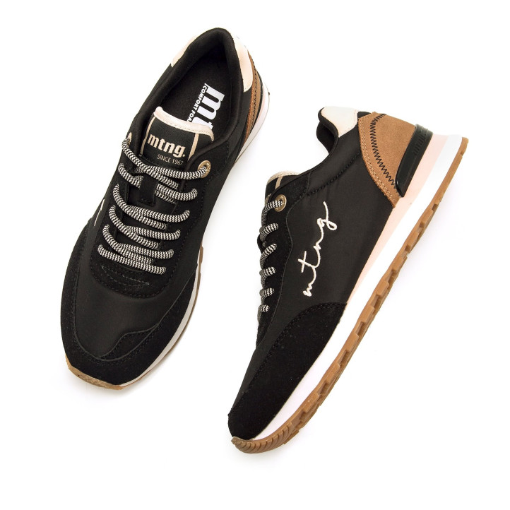 DEPORTIVAS DE MUJER MUSTANG JOGGO NEGRO 60439 61028 - Querol online