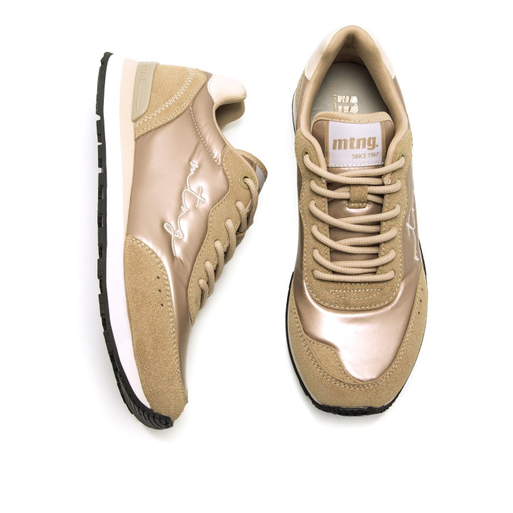 DEPORTIVAS DE MUJER MUSTANG JOGGO ORO 60439 61031 - Querol online