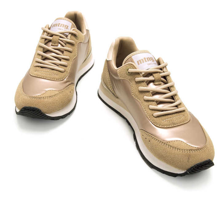 DEPORTIVAS DE MUJER MUSTANG JOGGO ORO 60439 61031 - Querol online