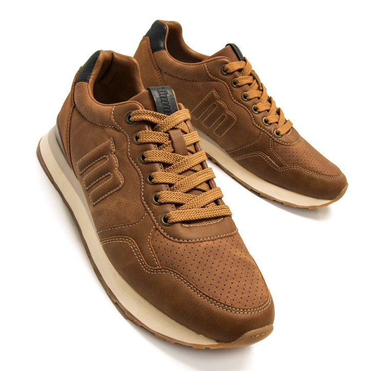DEPORTIVAS DE HOMBRE MUSTANG PORLAND MARRON 84755 60840 - Querol online