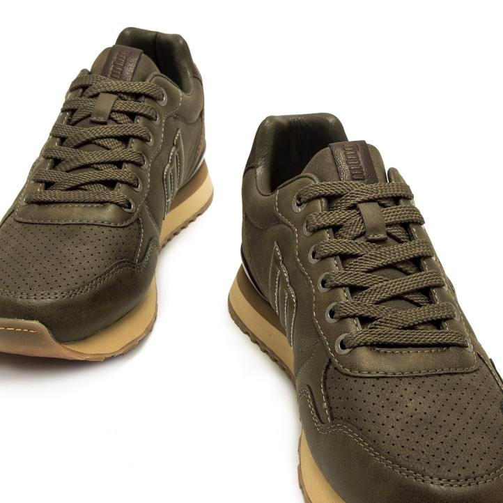 DEPORTIVAS DE HOMBRE MUSTANG PORLAND VERDE 84755 61068 - Querol online