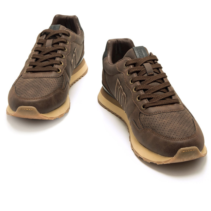 DEPORTIVAS DE HOMBRE MUSTANG PORLAND MARRON 84755 60843 - Querol online