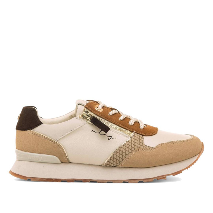 DEPORTIVAS DE MUJER MUSTANG JOGGO BEIGE 60391 60792 - Querol online