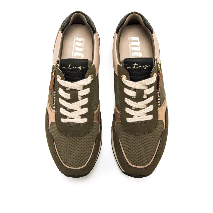 DEPORTIVAS DE MUJER MUSTANG JOGGO VERDE 60391 60791 - Querol online