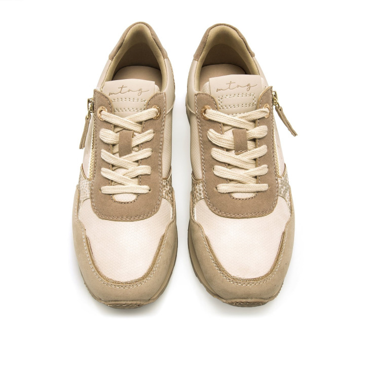 DEPORTIVAS DE MUJER MUSTANG JOGGO BEIGE 60391 60790 - Querol online
