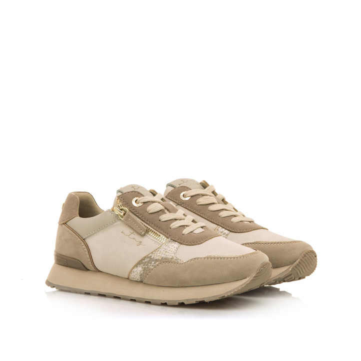 DEPORTIVAS DE MUJER MUSTANG JOGGO BEIGE 60391 60790 - Querol online