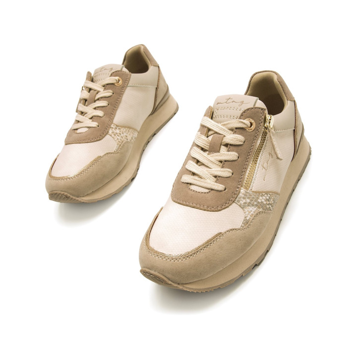 DEPORTIVAS DE MUJER MUSTANG JOGGO BEIGE 60391 60790 - Querol online