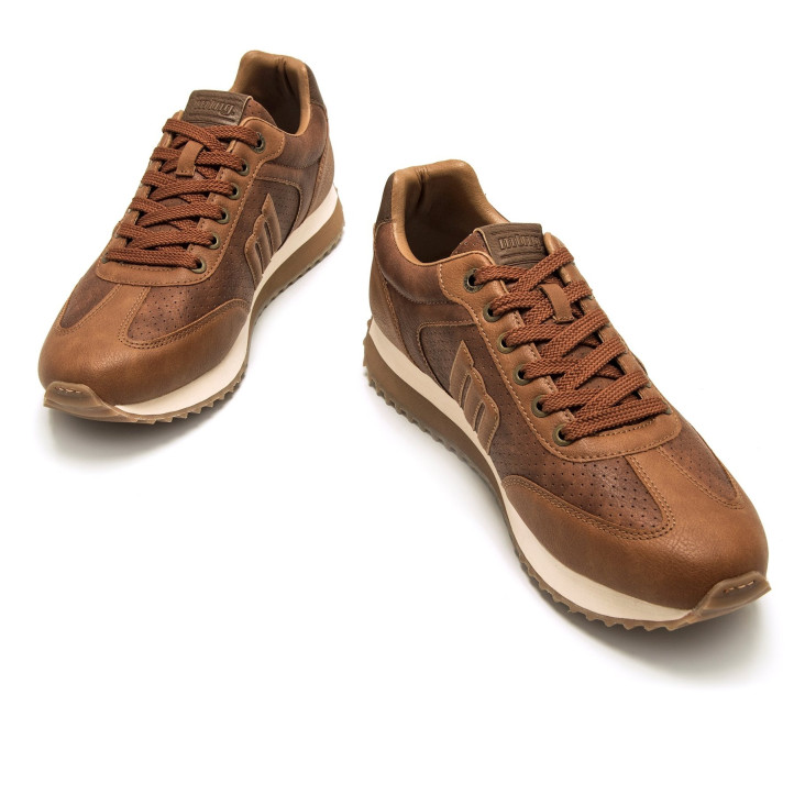 DEPORTIVAS DE HOMBRE MUSTANG PORLAND-R MARRON 84808 61089 - Querol online