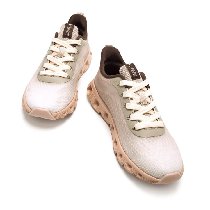 DEPORTIVAS DE MUJER MUSTANG CUBE BEIGE 60891 61058 - Querol online