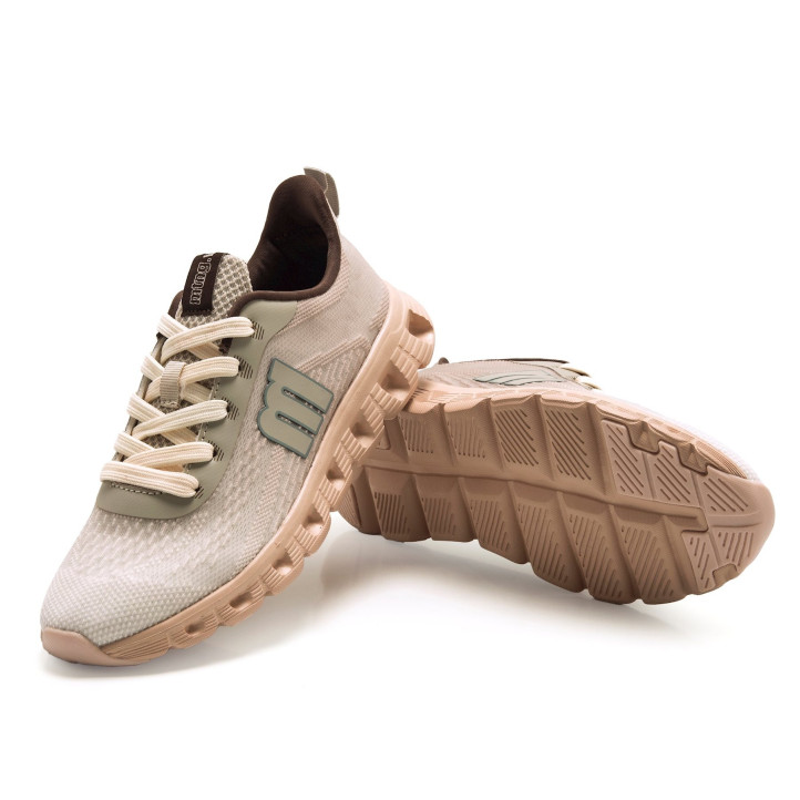 DEPORTIVAS DE MUJER MUSTANG CUBE BEIGE 60891 61058 - Querol online