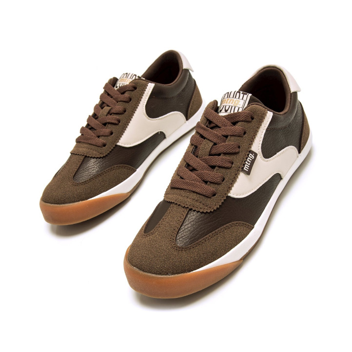 DEPORTIVAS DE MUJER MUSTANG COURT MARRON 60835 61041 - Querol online