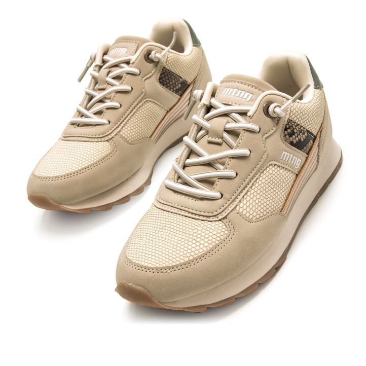 DEPORTIVAS DE MUJER MUSTANG SAI BEIGE 60447 61033 - Querol online