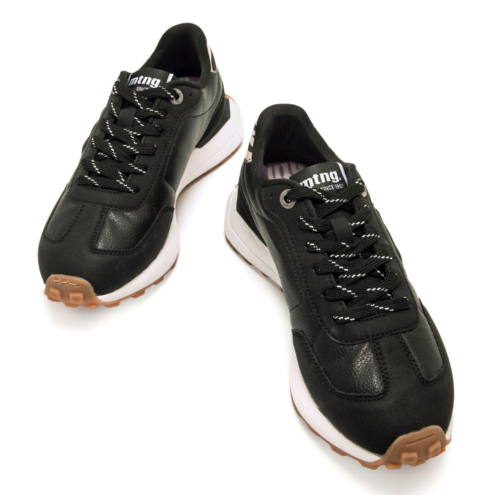 DEPORTIVAS DE MUJER MUSTANG ZINC NEGRO 60838 60809 - Querol online
