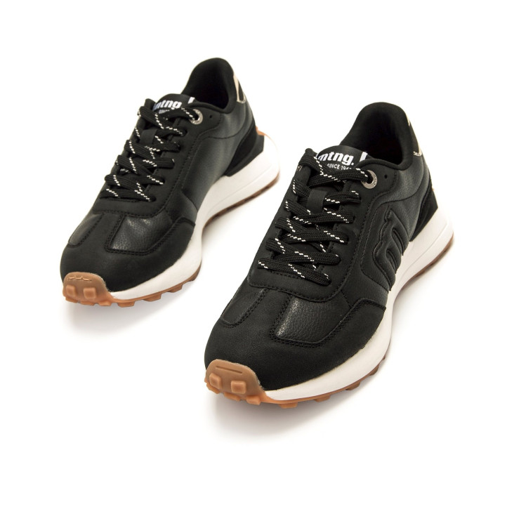 DEPORTIVAS DE MUJER MUSTANG ZINC NEGRO 60838 60809 - Querol online