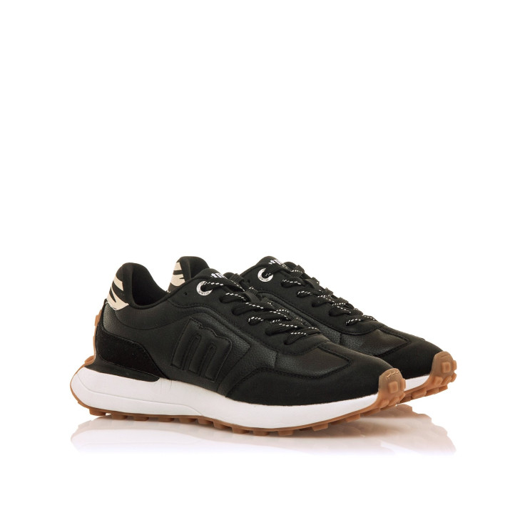 DEPORTIVAS DE MUJER MUSTANG ZINC NEGRO 60838 60809 - Querol online