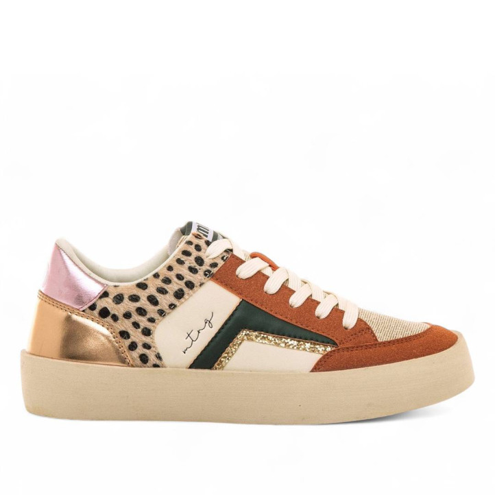 DEPORTIVAS DE MUJER MUSTANG LAUPER ORO 60843 61046 - Querol online