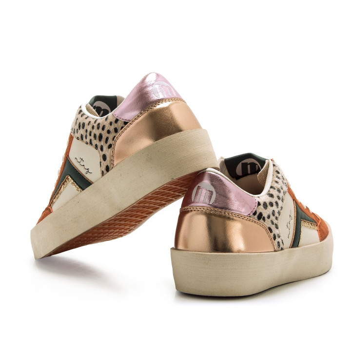 DEPORTIVAS DE MUJER MUSTANG LAUPER ORO 60843 61046 - Querol online