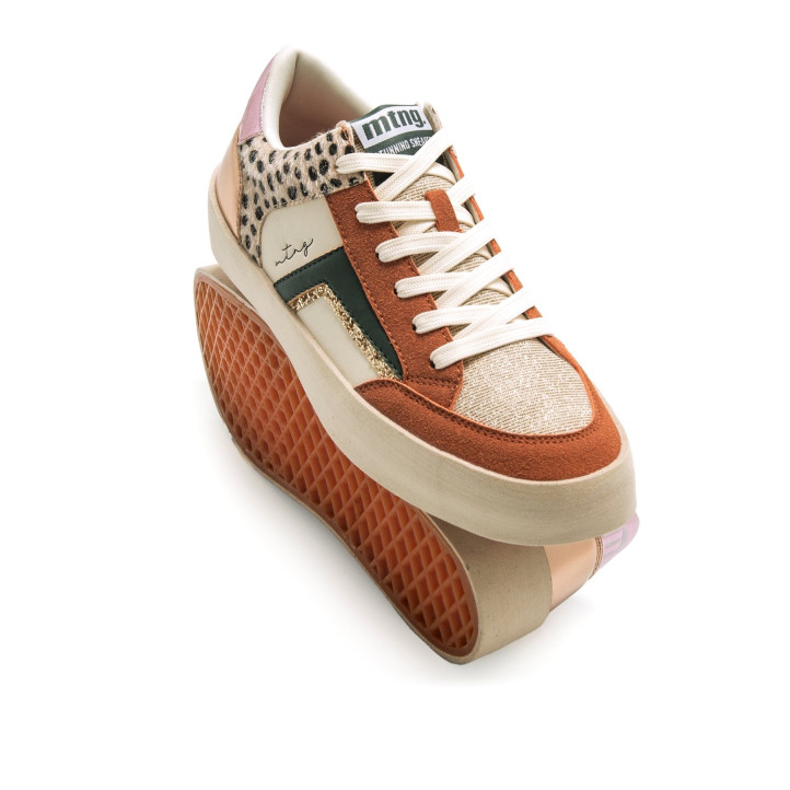 DEPORTIVAS DE MUJER MUSTANG LAUPER ORO 60843 61046 - Querol online