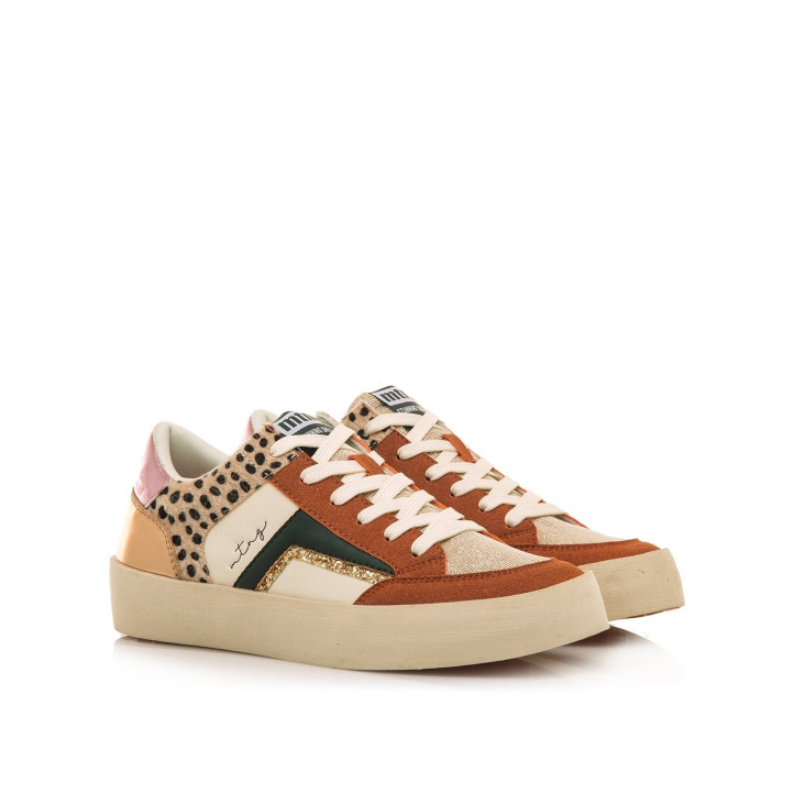 DEPORTIVAS DE MUJER MUSTANG LAUPER ORO 60843 61046 - Querol online