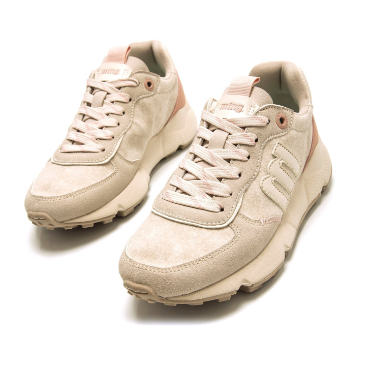 DEPORTIVAS DE MUJER MUSTANG CLIMB BEIGE 60883 61054 - Querol online