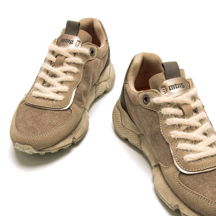 DEPORTIVAS DE MUJER MUSTANG CLIMB BEIGE 60883 61053 - Querol online