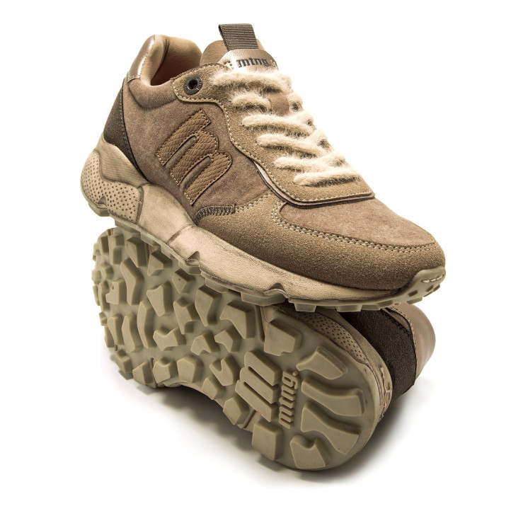 DEPORTIVAS DE MUJER MUSTANG CLIMB BEIGE 60883 61053 - Querol online
