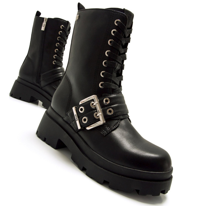 BOTINES DE MUJER MUSTANG MISSION NEGRO 54654 60996 - Querol online
