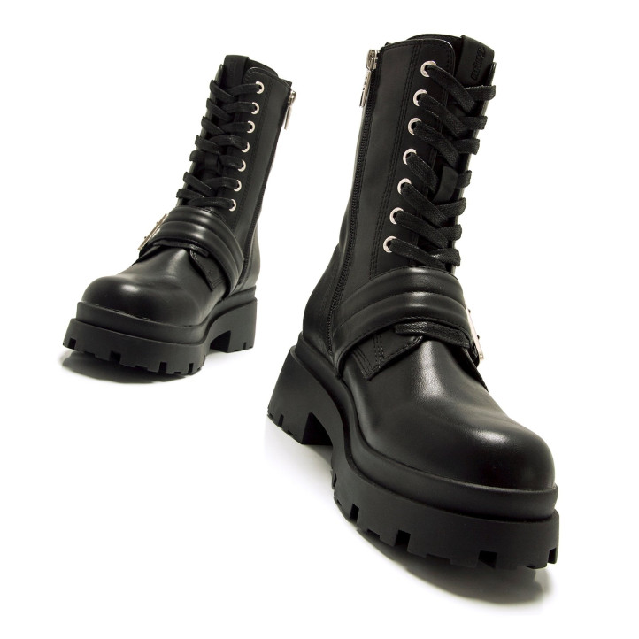 BOTINES DE MUJER MUSTANG MISSION NEGRO 54654 60996 - Querol online