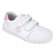 ZAPATILLAS DEPORTIVA GARVALIN DE UNISEX ADU BLANCO Y ROSA 252510B - Querol online