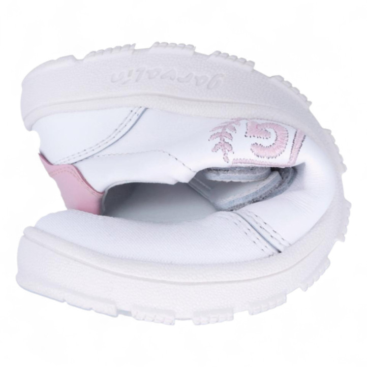 ZAPATILLAS DEPORTIVA GARVALIN DE UNISEX ADU BLANCO Y ROSA 252510B - Querol online