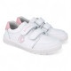 ZAPATILLAS DEPORTIVA GARVALIN DE UNISEX ADU BLANCO Y ROSA 252510B - Querol online