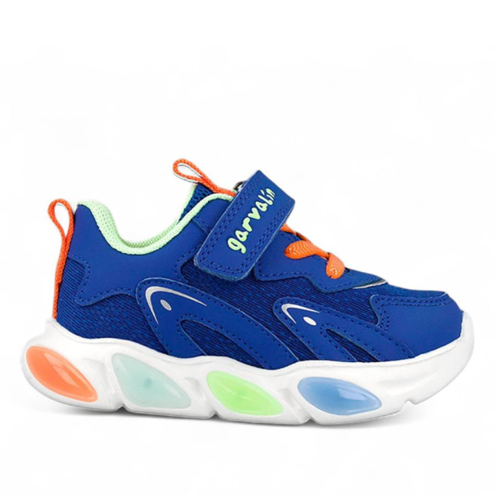 ZAPATILLAS DEPORTE GARVALIN DE NIñO AZUL 251808B - Querol online