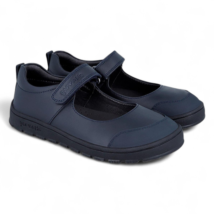 ZAPATOS COLEGIALES GARVALIN DE NIñA MARINO 251506B - Querol online