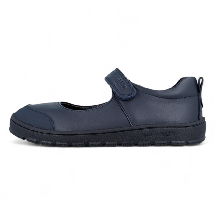 ZAPATOS COLEGIALES GARVALIN DE NIñA MARINO 251506B - Querol online