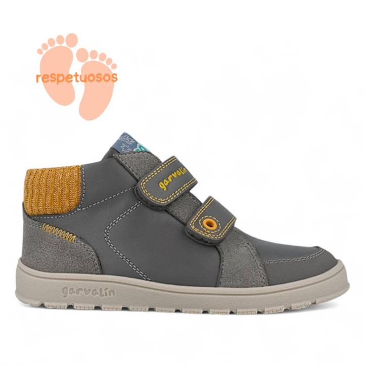 BOTINES GARVALIN DE NIñO GRIS 251504C - Querol online